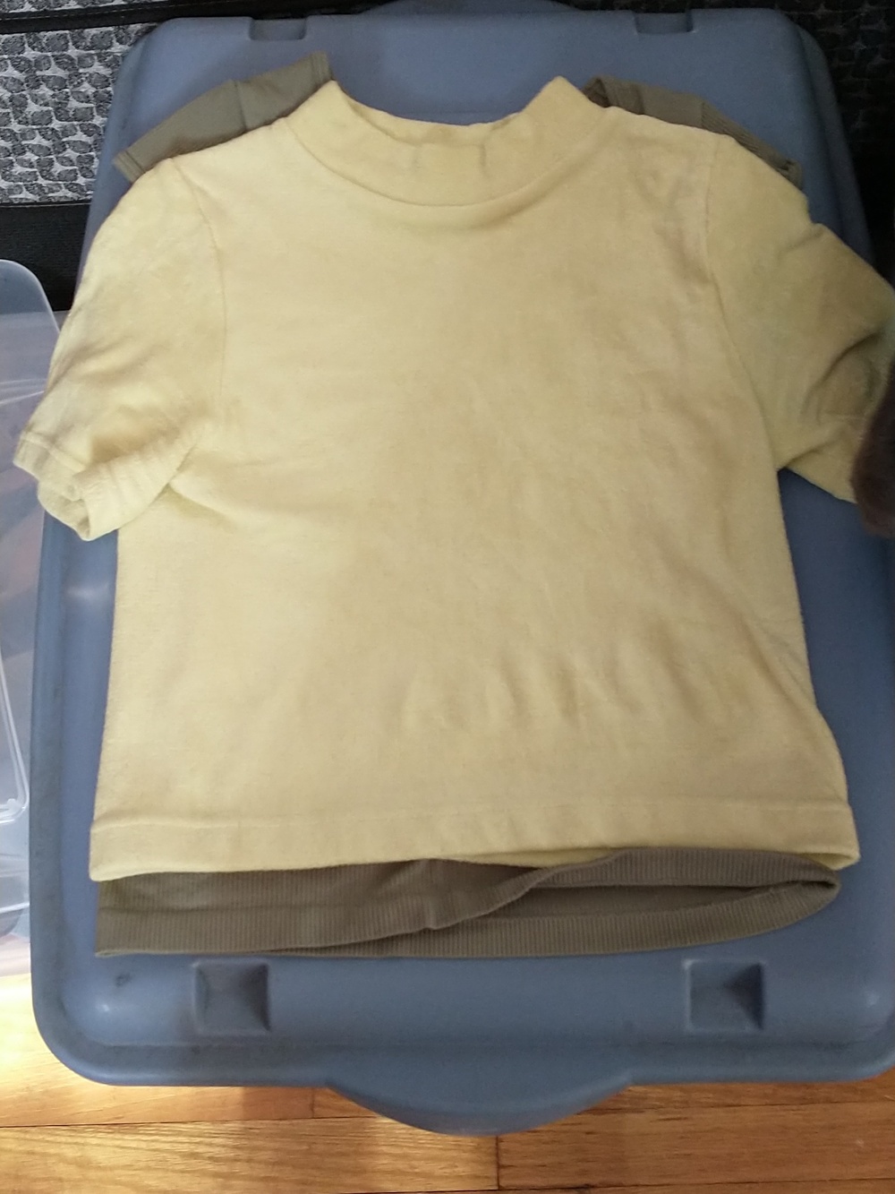 "Sunshine" Yellow Cropped Tee